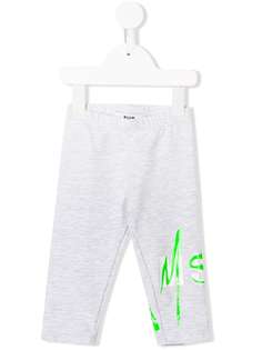 Msgm Kids легинсы с логотипом