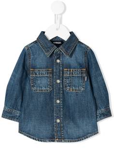 Diesel Kids джинсовая рубашка с длинными рукавами