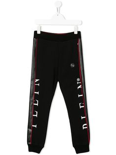 Philipp Plein Junior спортивные брюки с лампасами