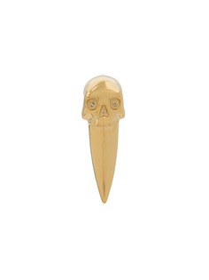 Northskull серьга с декором в форме черепа
