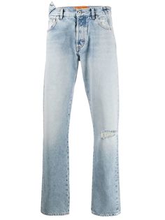 Heron Preston джинсы с прорезями