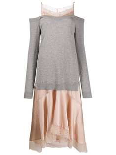 Twin-Set платье-джемпер на бретелях