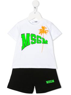 MSGM Kids спортивный костюм с шортами