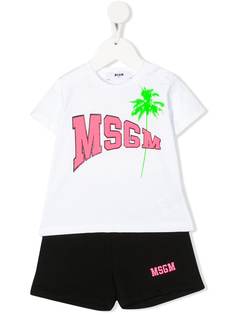 Msgm Kids спортивный костюм с шортами