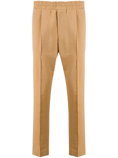 Tagliatore полосатые брюки скинни из сирсакера