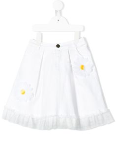 Charabia юбка с цветочной вышивкой