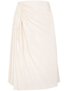 Low Classic юбка миди из искусственной кожи с плиссировкой