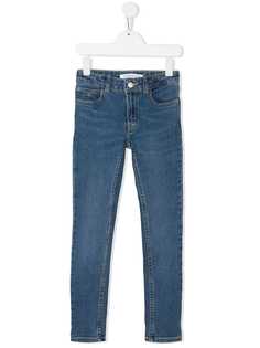 Calvin Klein Kids джинсы скинни с завышенной талией