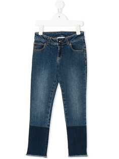 The Marc Jacobs Kids джинсы скинни средней посадки с эффектом потертости