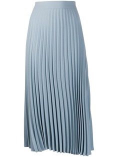MM6 Maison Margiela плиссированная юбка миди