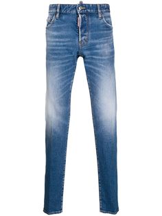 Dsquared2 джинсы прямого кроя с эффектом потертости
