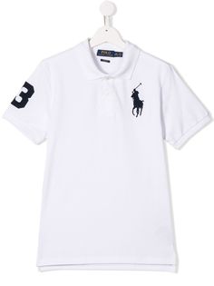 Ralph Lauren Kids рубашка-поло с логотипом