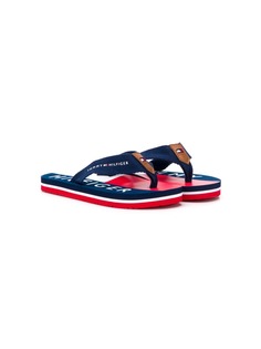 Tommy Hilfiger Junior шлепанцы с логотипом