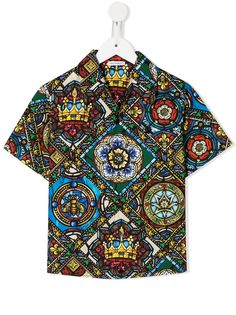 Dolce & Gabbana Kids рубашка с принтом