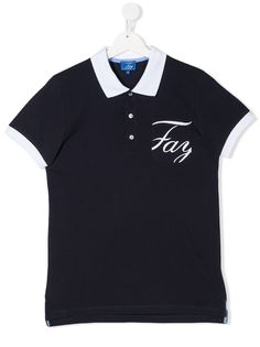 Fay Kids рубашка поло с логотипом