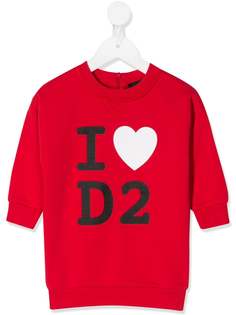 Dsquared2 Kids платье-свитер с логотипом