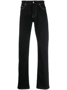 Versace Jeans Couture джинсы с контрастной строчкой