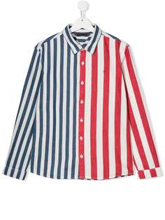 Tommy Hilfiger Junior рубашка в контрастную полоску