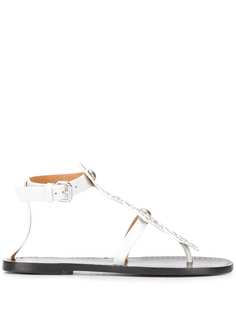 Isabel Marant декорированные сандалии Ejane с Т-образным ремешком