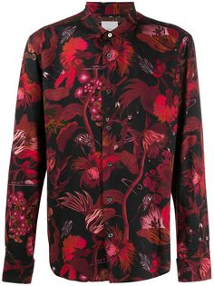 Paul Smith рубашка с цветочным принтом