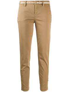 LIU JO прямые брюки с поясом