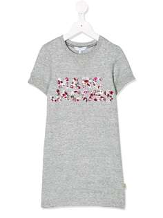 The Marc Jacobs Kids платье-футболка с декорированным логотипом