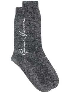 Versace носки с вышивкой Gianni Versace