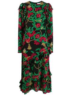 Hayley Menzies платье миди с цветочным принтом