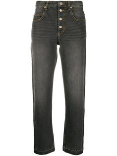 Isabel Marant Étoile укороченные джинсы с пуговицами