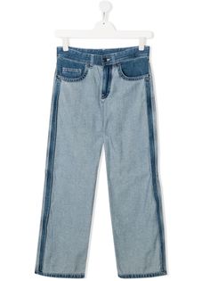 Nº21 Kids джинсы прямого кроя с открытым швом