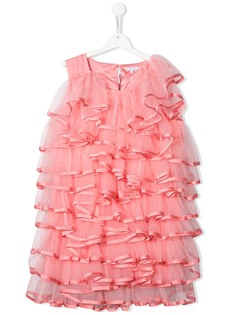 Little Marc Jacobs платье мини с оборками