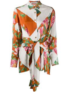 Palmer//Harding рубашка Parallel с цветочным принтом