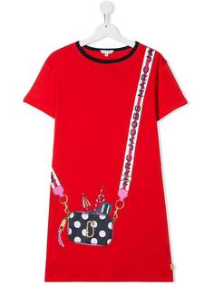 Little Marc Jacobs платье-футболка с принтом
