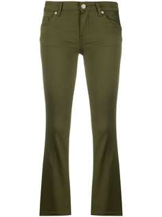 LIU JO укороченные брюки Bootcut средней посадки