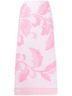 MM6 Maison Margiela юбка с цветочным принтом
