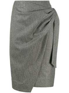 Isabel Marant юбка с драпировкой и запахом