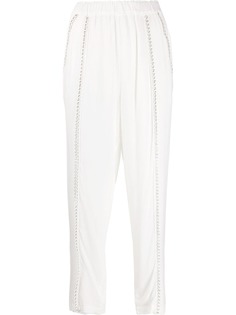 IRO брюки с завышенной талией и люверсами