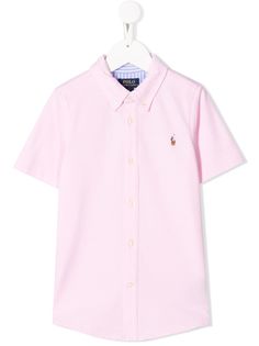 Ralph Lauren Kids рубашка из ткани пике