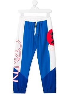 Kenzo Kids спортивные брюки Dragon с логотипом