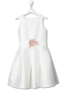 Mimilù платье с цветочной аппликацией