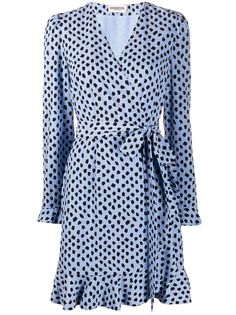 Essentiel Antwerp платье в горох с запахом
