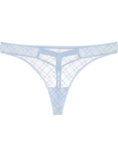 Marlies Dekkers клетчатые трусы-стринги Gloria