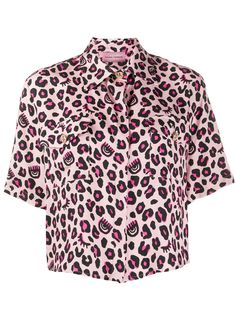 Chiara Ferragni рубашка с леопардовым принтом