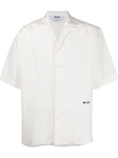MSGM рубашка с короткими рукавами