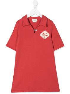 Gucci Kids платье-футболка с нашивкой GG