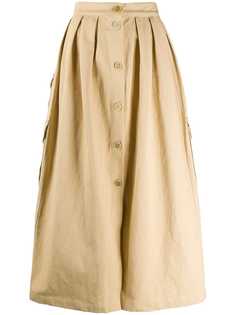 Erika Cavallini плиссированная юбка на пуговицах