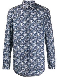 Paul Smith рубашка с цветочным принтом