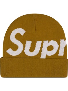 Supreme шапка бини с логотипом