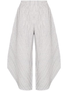 Pleats Please Issey Miyake укороченные плиссированные брюки