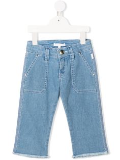 Chloé Kids джинсы кроя слим с завышенной талией